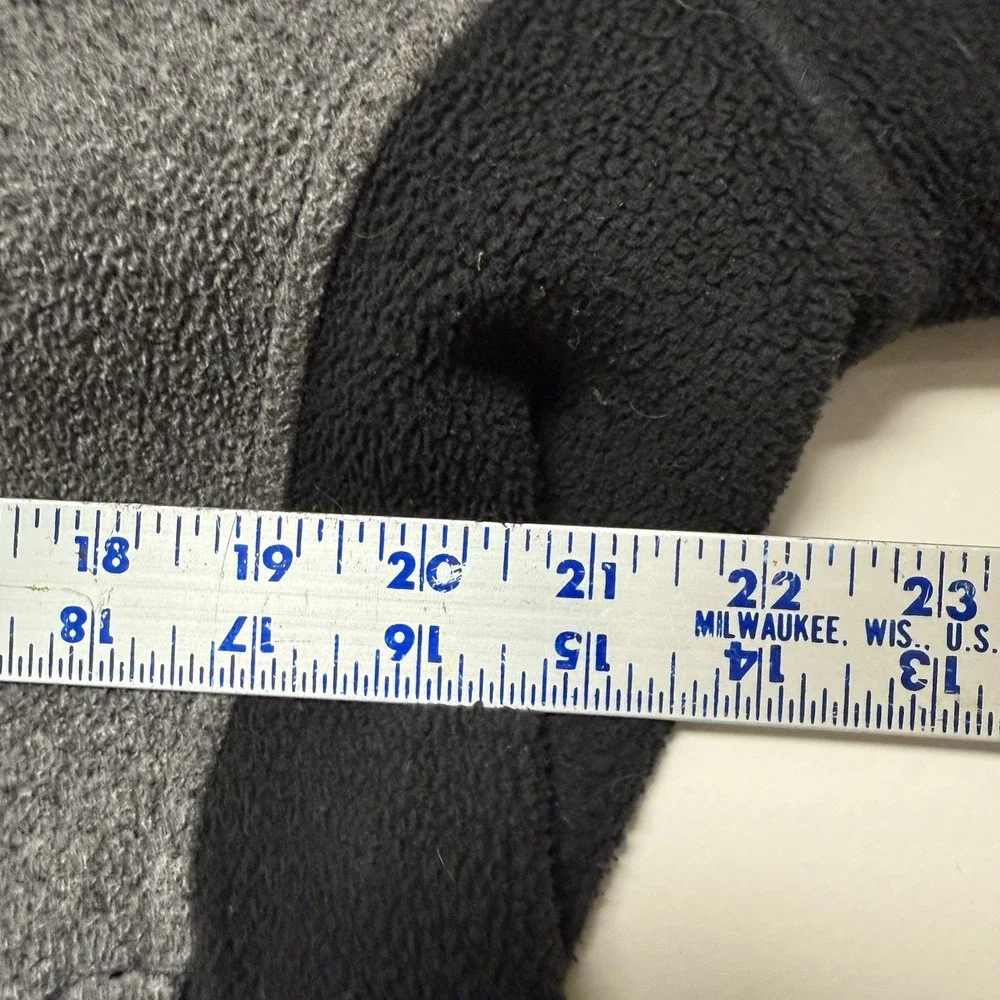 North Face Sweater Fleece Long Sleeve Zip Up Mens Jacket Size‎ Large Gray EUC